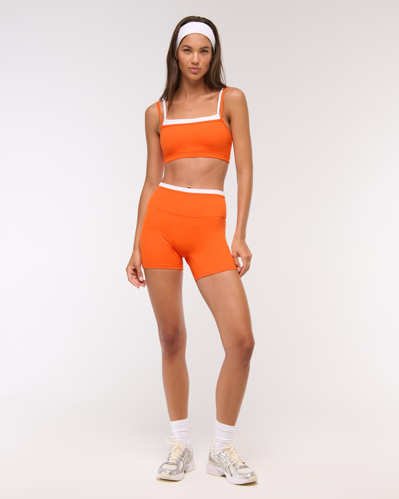 YPB studioFLEX Double-Layered Sports Bra | Abercrombie & Fitch (US)