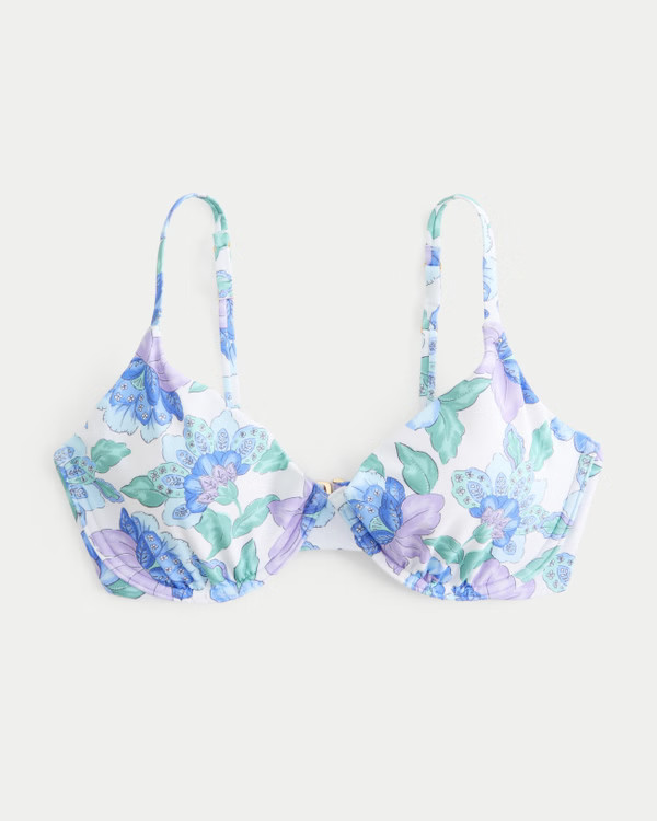 Women's Curvy Plunge Underwire Bikini Top | Women's Swimwear | HollisterCo.com | Hollister (EU)