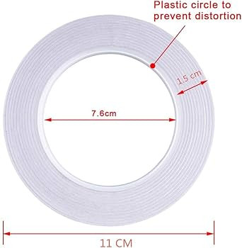 Double-Sided Tape for Arts, Crafts, Photography, Scrapbooking, Tear-by-Hand, Paper Backing (6 Rol... | Amazon (US)