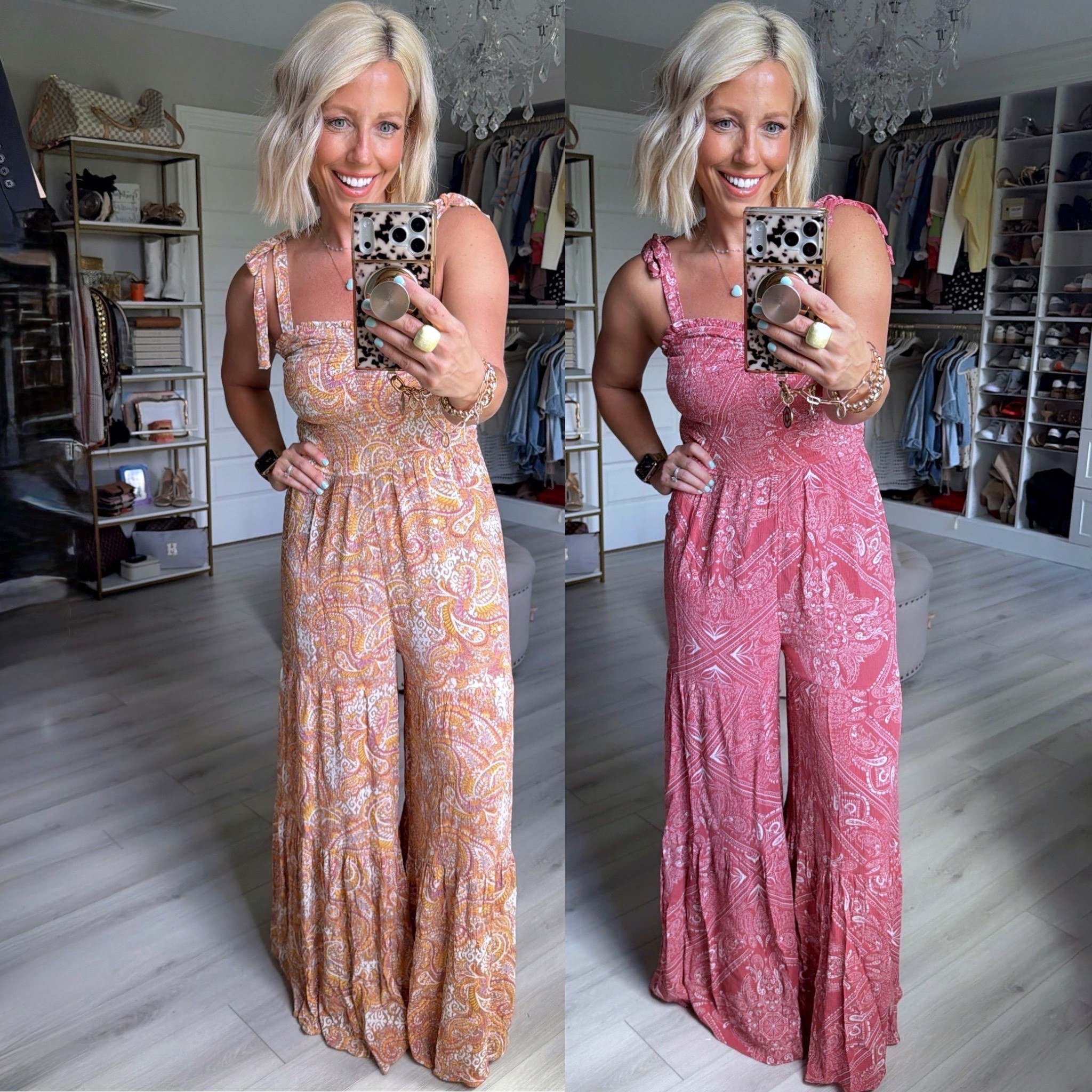 Love this cute and comfy jumpsuit for summer!!! Wearing size small!

#LTKSeasonal #LTKootd #LTKOver40