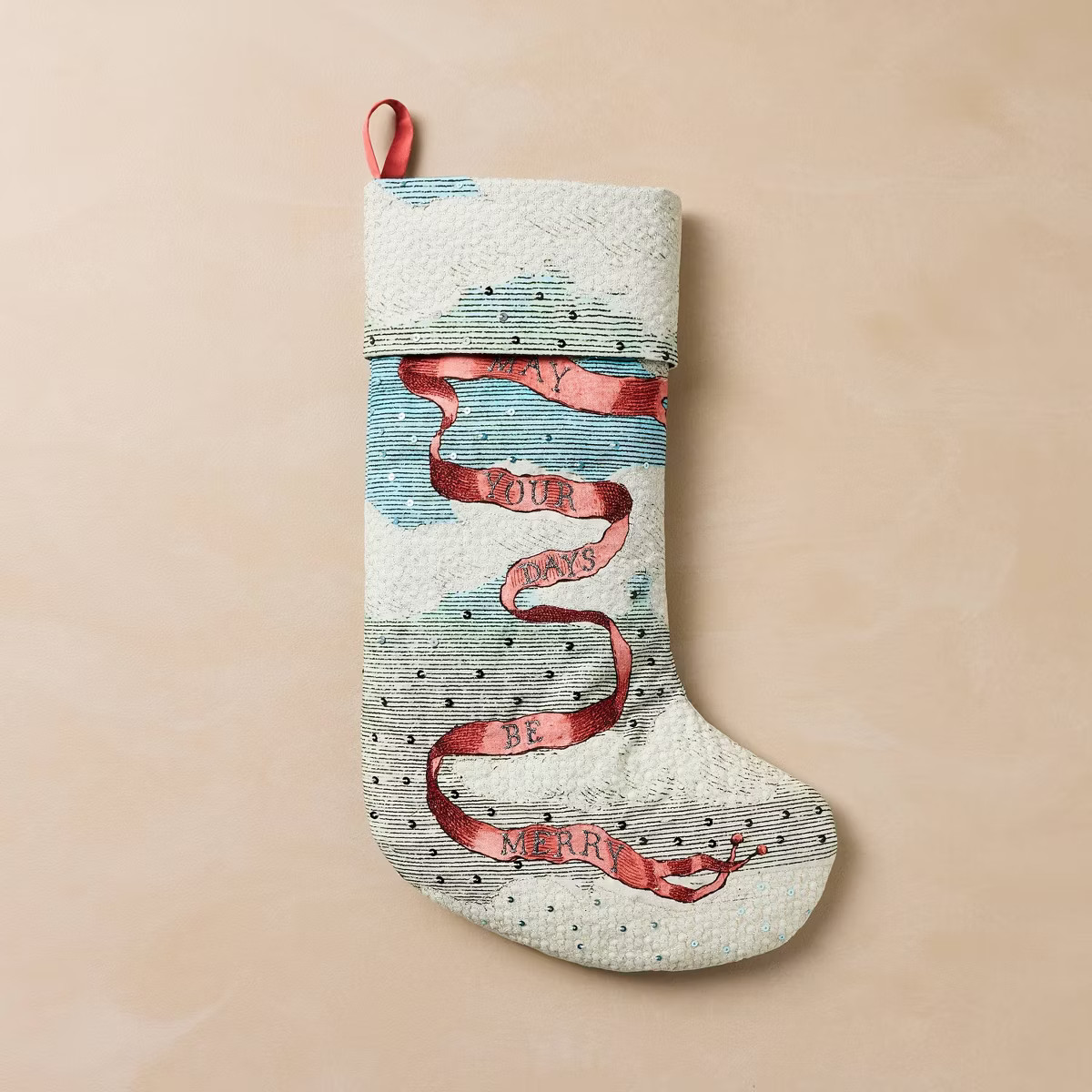 John Derian for Target "May Your Days Be Merry" Stocking | Target