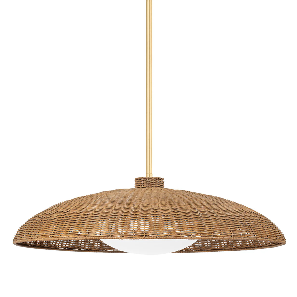 Delaney Rattan Pendant Large | Mintly Home
