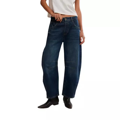 Women's Free People Good Luck Relaxed Fit Barrel Jeans | Scheels Sports