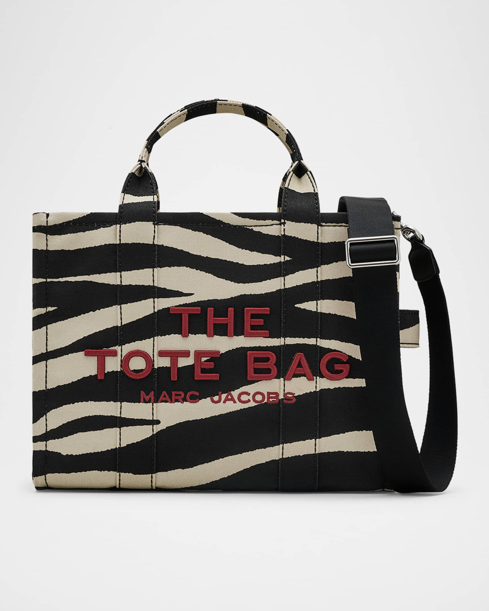 The Zebra Canvas Medium Tote Bag | Neiman Marcus