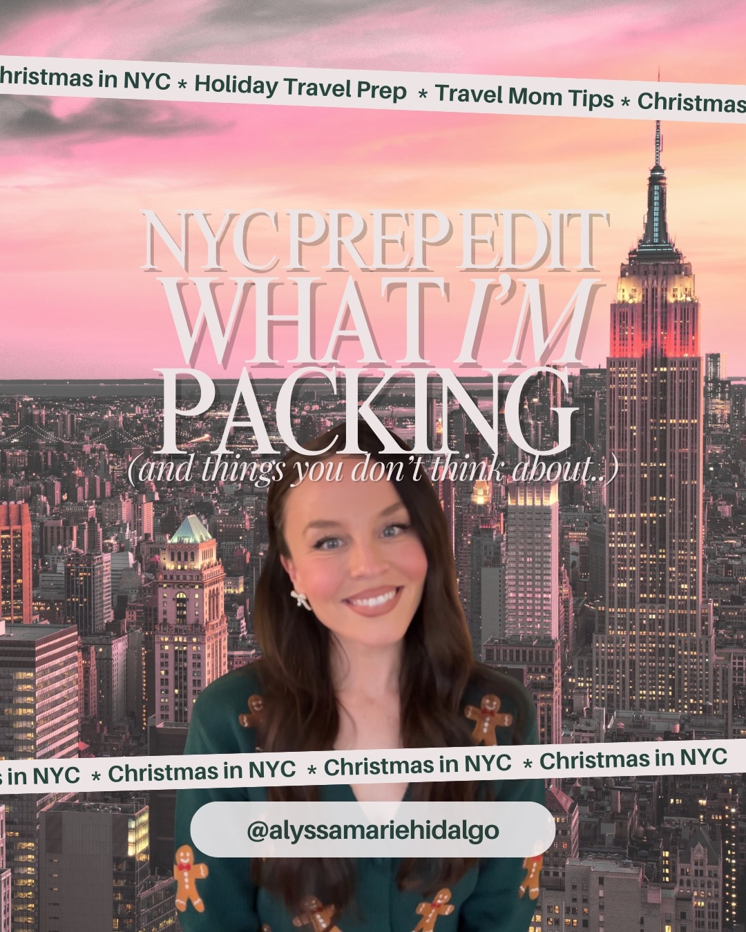 NYC PREP EDIT: What I’m Packing for Christmas in New York 🎄❄️✨
(and the things you don’t think about… but absolutely need)

We leave soon and I’ve been deep in my “mom who plans everything so her family can have the best trip ever” era 😂

Swipe through for:
• my daily layering formula
• outerwear + shoes I’m bringing
• winter beauty + skincare essentials
• the random things you don’t think about (but trust me… you’ll need)
• NYC Diaries coming soon! 👀

Everything is linked on my LTK - outfits, beauty, accessories, travel gear, and all the little essentials that make the cold actually manageable.

Save this for your next winter trip ✨
& follow along ✨ for NYC Diaries start soon and I’m sharing EVERYTHING.
🎄🧳❄️🗽

#NYCChristmas
#NYCPackingList
#WinterTravelTips
#TravelMomLife


#LTKHoliday