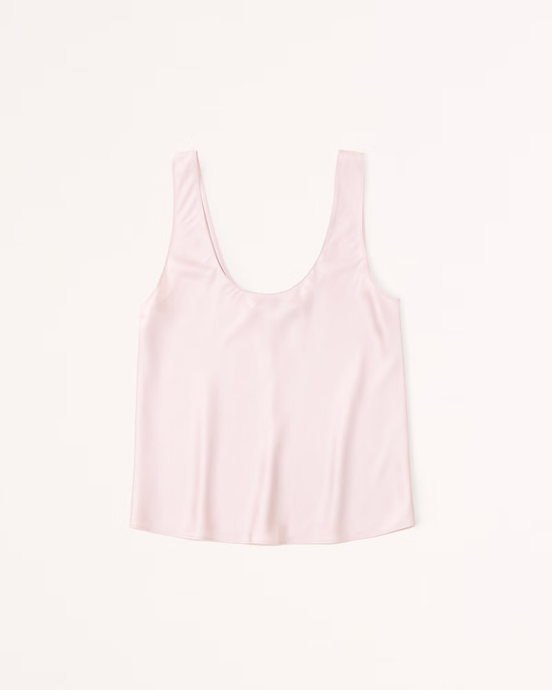 Women's Satin Scoopneck Cami | Women's New Arrivals | Abercrombie.com | Abercrombie & Fitch (US)