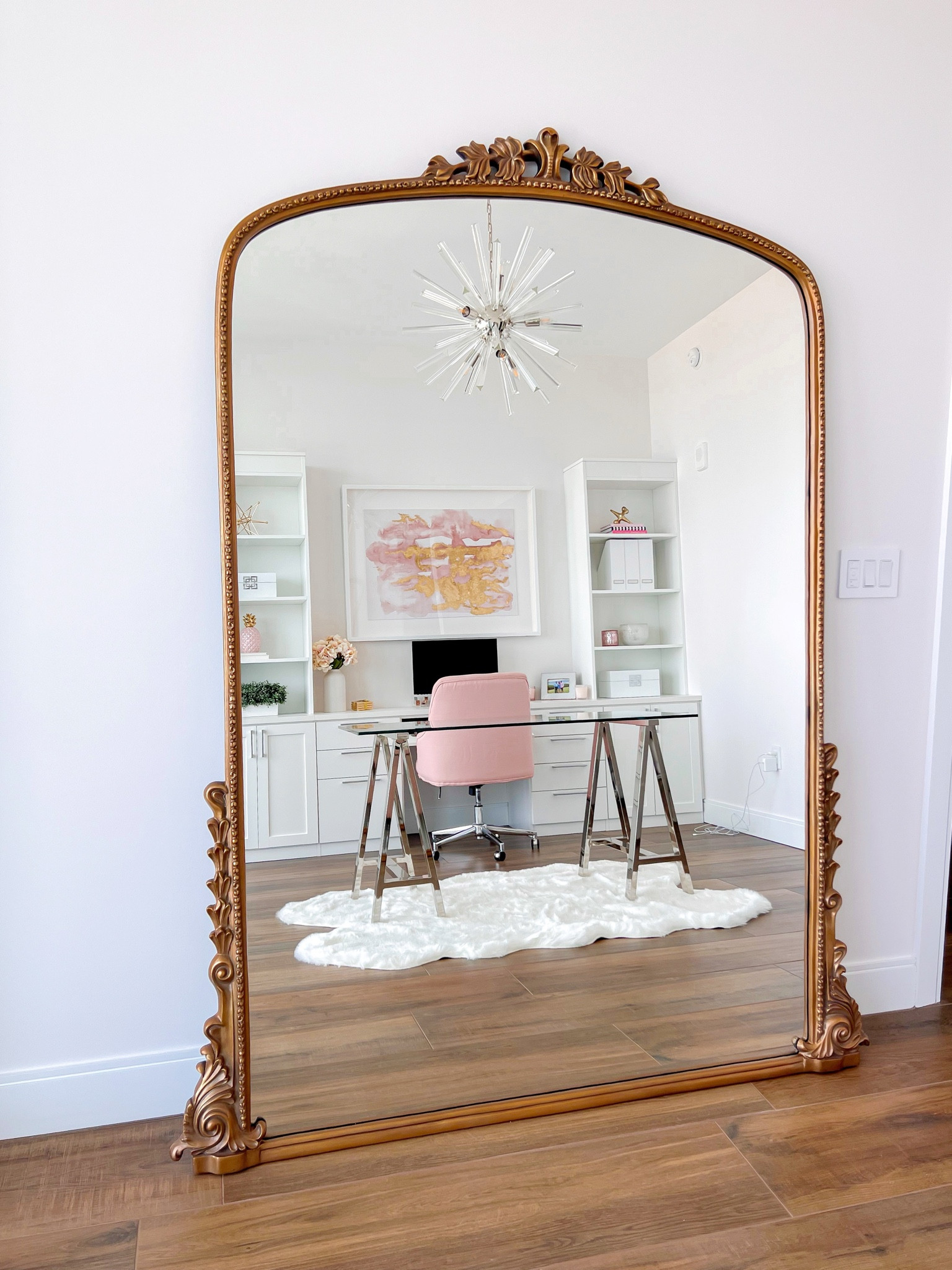 Anthropologie 7’ Gleaming Primrose Mirror on sale 30% off! No code needed. I have and love this mirror in my home office and it’s absolutely stunning in person! These don’t come on sale often so if you’ve had this on your wishlist, now’s a great time to order!

#LTKHome #LTKGiftGuide #LTKCyberWeek