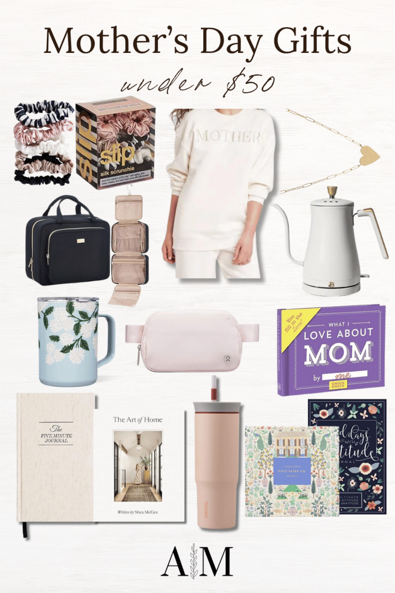 Affordable Mother’s Day Gifts

Book  tea kettle  kitchen essentials  puzzle  travel  haircare  journal  tumbler  Crewneck  lululemon  bag  hair accessories

#LTKbeauty #LTKGiftGuide #LTKfindsunder50