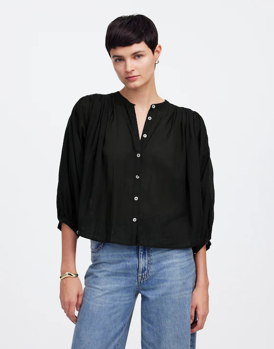 Balloon-Sleeve Top | Madewell