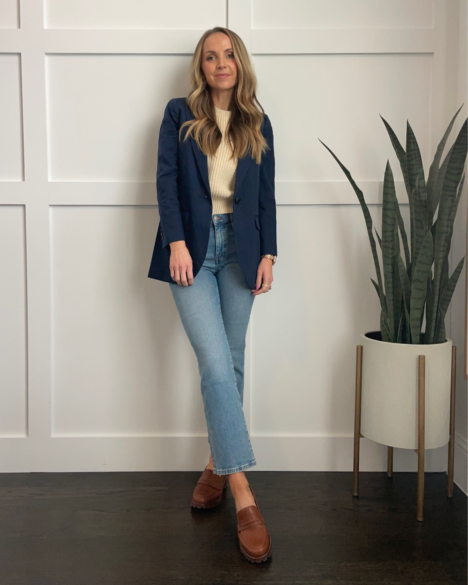 Plunge Lapel Ruched Sleeve Blazer curated on LTK