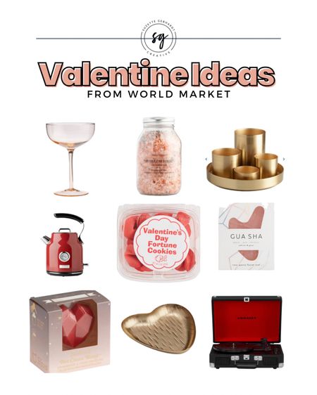 World Market is one of my go-to stops when I’m looking for gifts and Valentines Day is no exception.

They have so many fun, affordable finds for your galentine, kiddos, or significant other, and many of them are under $20. I especially love their spa products for gift boxes… check out the pink Gua Sha tool and facial roller 😍

#valentinesday #valentinesdaygiftguide #worldmarket #galentinesday #redandpink #pinkchampagneglass #deskorganizer #spagift

#LTKSeasonal #LTKhome #LTKGiftGuide