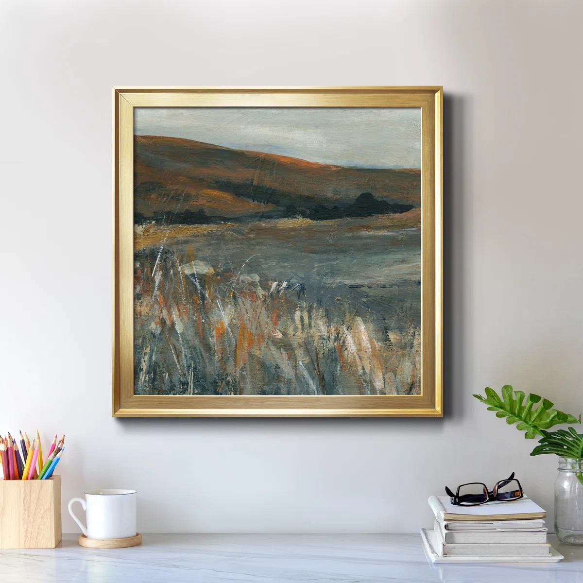 " Copper Dusk I " Painting Print | Wayfair North America