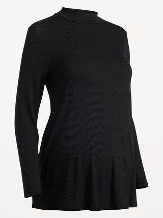 Maternity Luxe Mock-Neck Top | Old Navy (US)