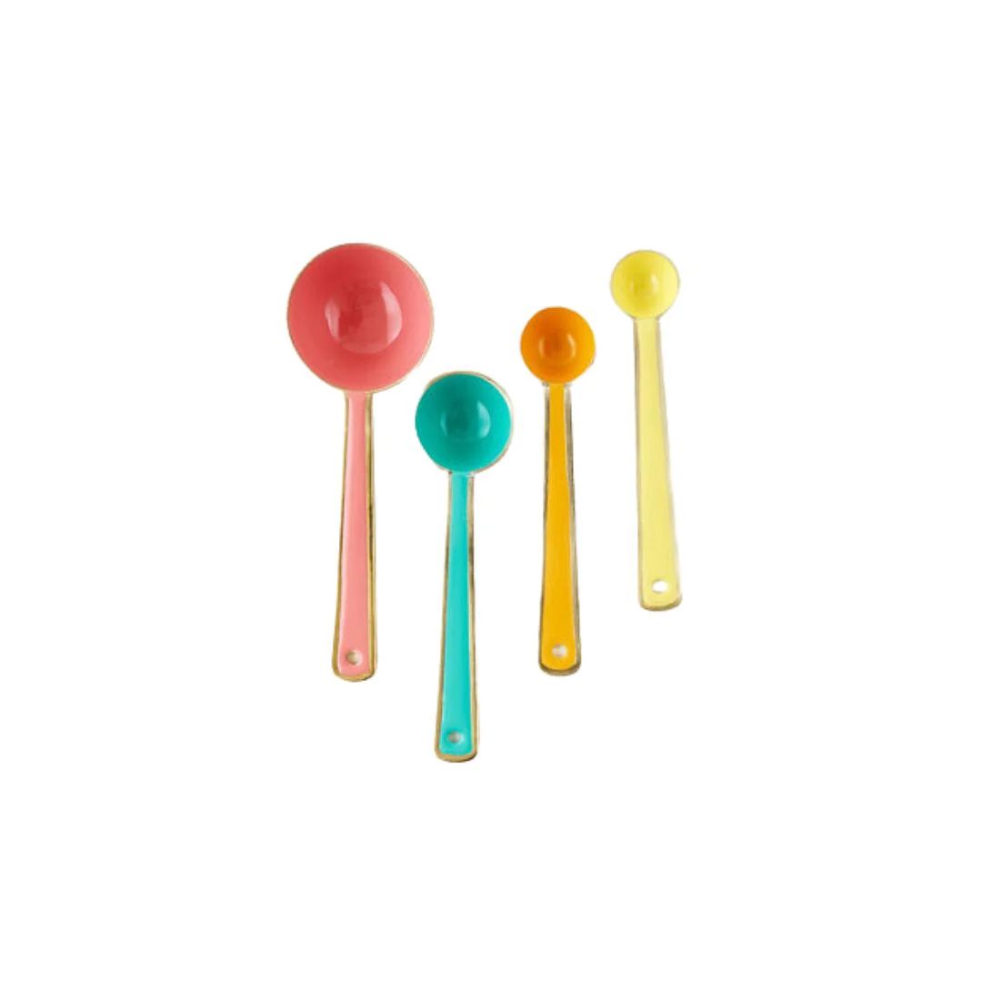 Colorful Enamel Measuring Spoons | Pink Antlers