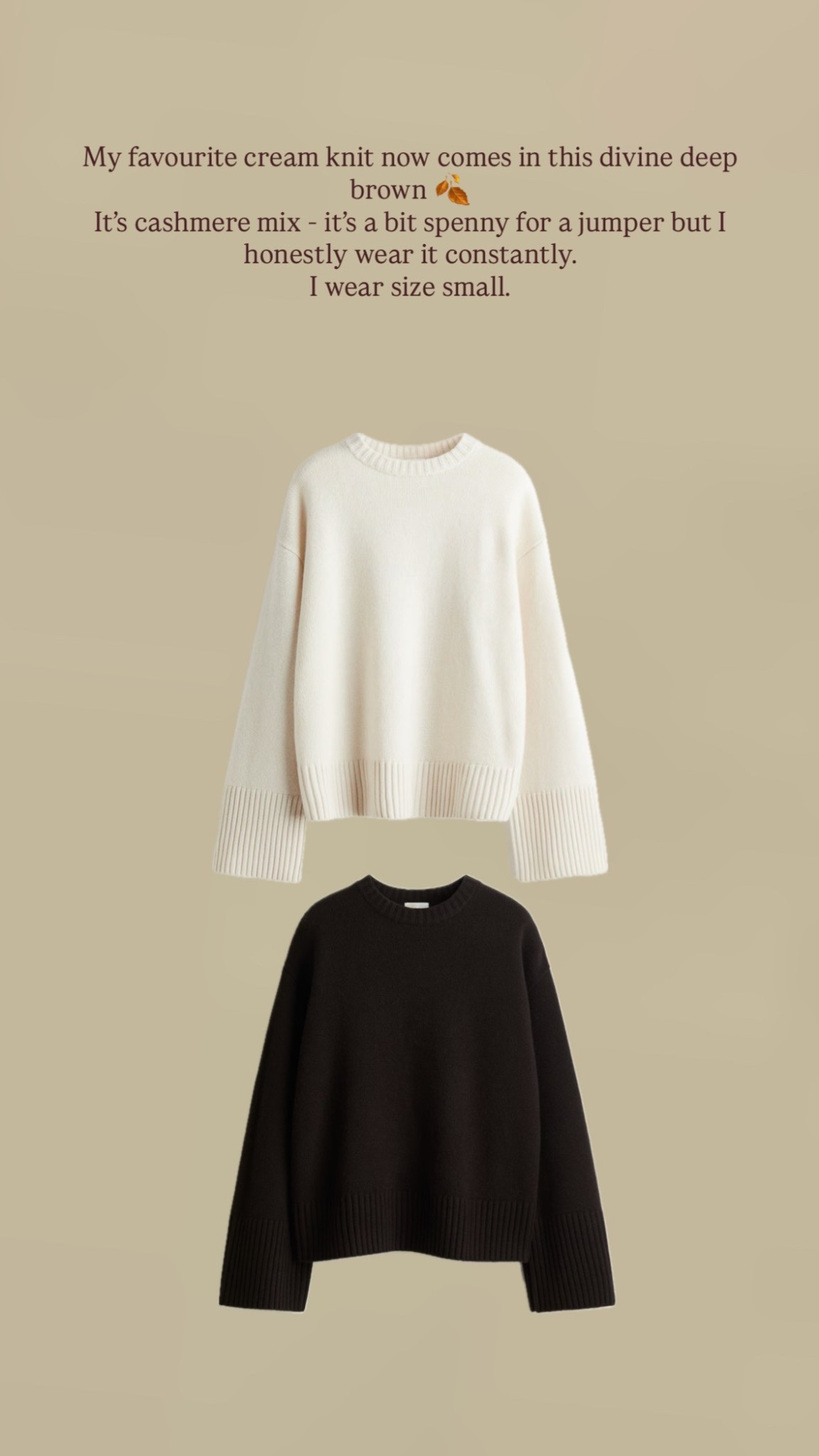 H&M cashmere mix jumpers 🫶🏽🍂😍

#LTKautumn #LTKuk #LTKeurope