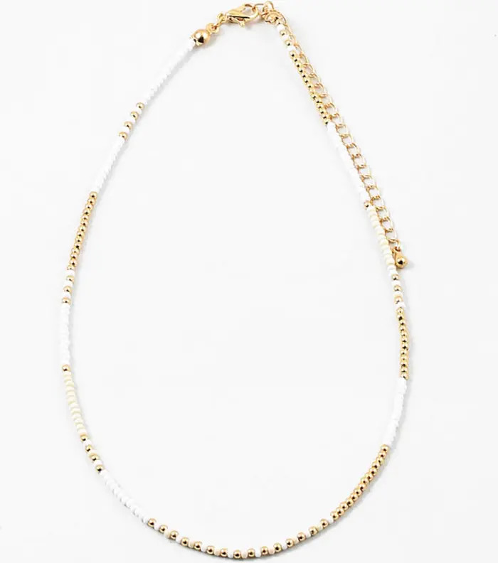 Erin McDermott Jewelry 30A Sands Tiny Beaded Necklace | Nordstrom | Nordstrom
