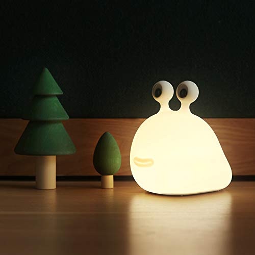 Slug Night Light,USB Rechargeable Adjustable Brightness Auto-Off Setting,Night Light for Bedroom ... | Amazon (US)