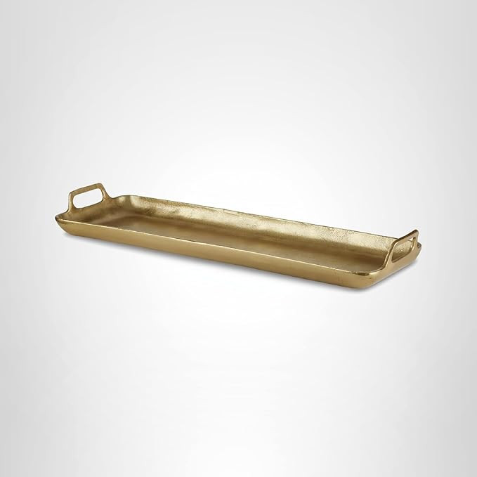 Signature Design by Ashley Posy Contemporary Decorative Metal Serving Tray with Handles, Display ... | Amazon (US)