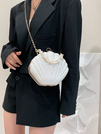 Shell Design Chain Novelty Bag