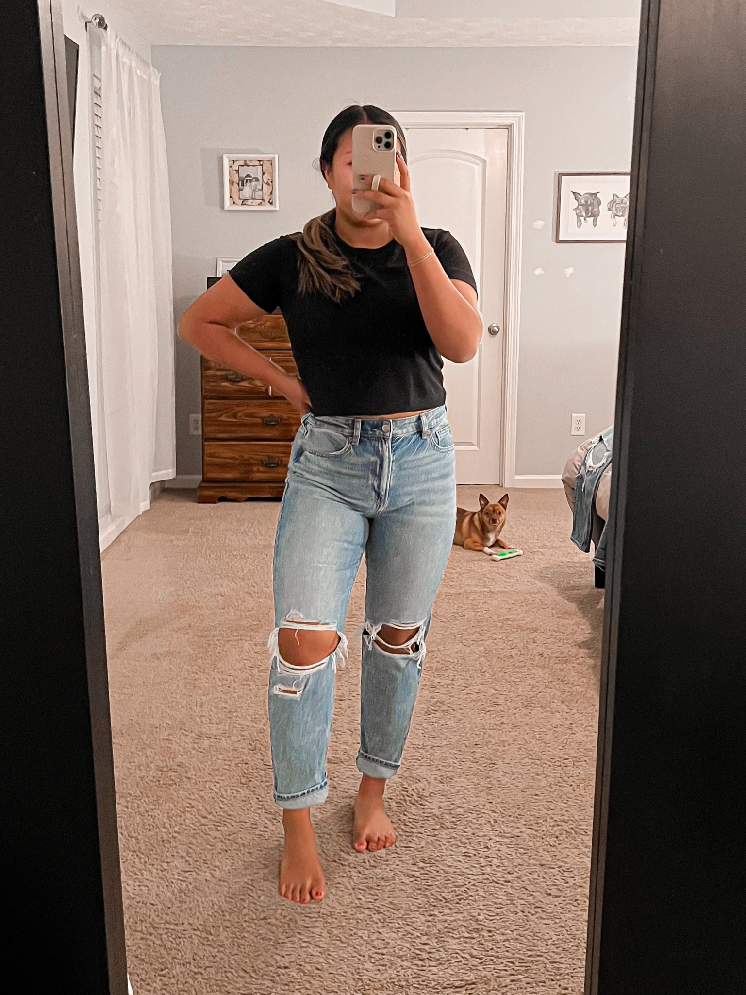 AE mom jeans 👖 

#LTKfindsunder50 #LTKstyletip #LTKSale