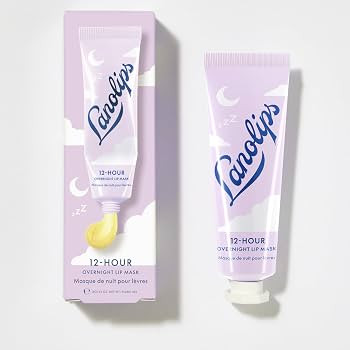 Lanolips 12 Hour Overnight Lip Mask - Rich Lip Moisturizer with Hyaluronic Acid, Vitamin C & Cera... | Amazon (US)