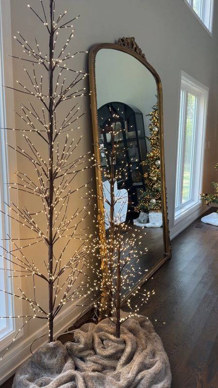 Although the days are shorter, I love snuggling up in our great room when it gets dark and enjoying all of these beautiful Christmas lights and decor! My favorite room by far! 

#LTKstyletip #LTKHoliday #LTKhome