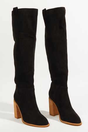 Angel Knee High Heeled Boots | Altar'd State