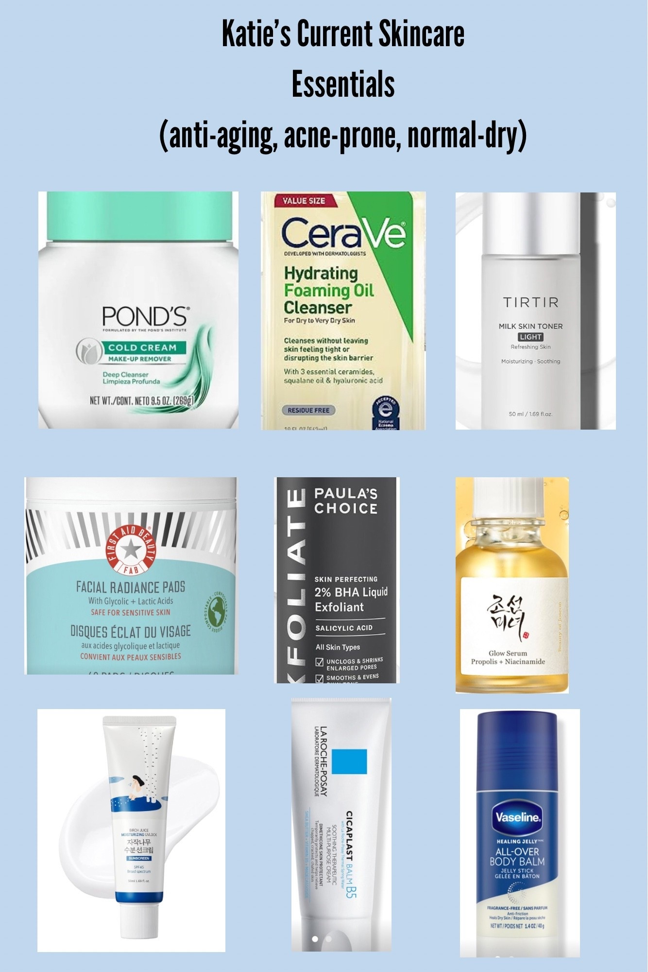 My basic skin care routine. 
⭐️ Not pictured or linked: Trader Joe’s Antioxidant Daily Moisturizer and my Rx Tretinoin. 
Skin tip: never use more than one active at a time. I alternate all of my actives to ensure I don’t compromise my skin barrier. And always leave 1-2 nights a week for moisturizing/hydration alone. 
#loveyourskin #selfcare
#agingskin

#LTKBeauty #LTKOver40