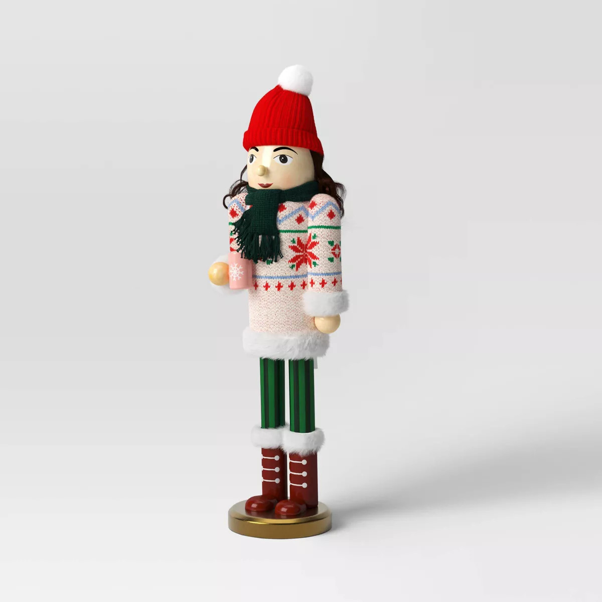Christmas Female Wood Nutcracker - Threshold™ | Target