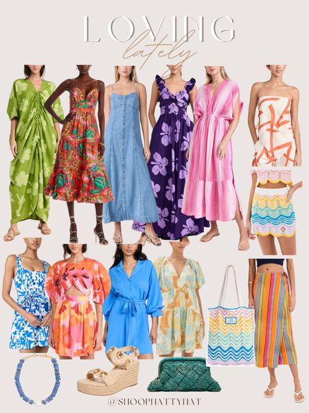 Loving lately - Summer dresses - Vacation outfit inspo - Maxi dresses - Summer outfit ideas - chic handbags - preppy fashion - summer fashion - resort wear 

#LTKSeasonal #LTKStyleTip