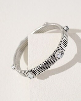 Silver Tone Thin Bracelet | Chico's