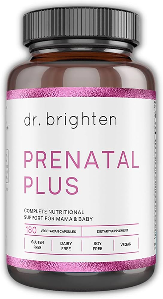Dr. Brighten Prenatal Plus - Women’s Formulation, Active B Vitamins, Minerals, Antioxidants for... | Amazon (US)