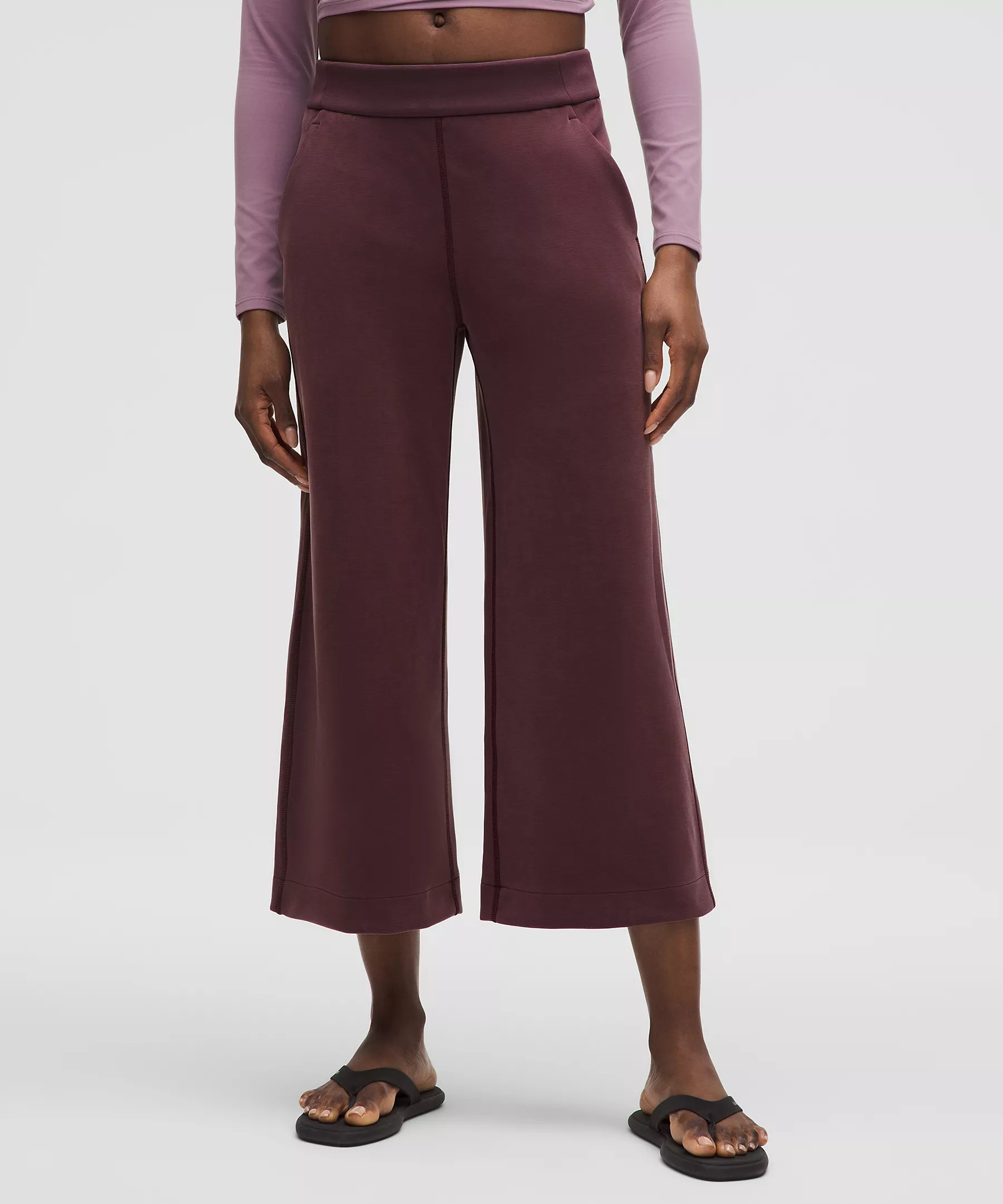 Softstreme High-Rise Wide-Leg Cropped Pant | Lululemon (US)
