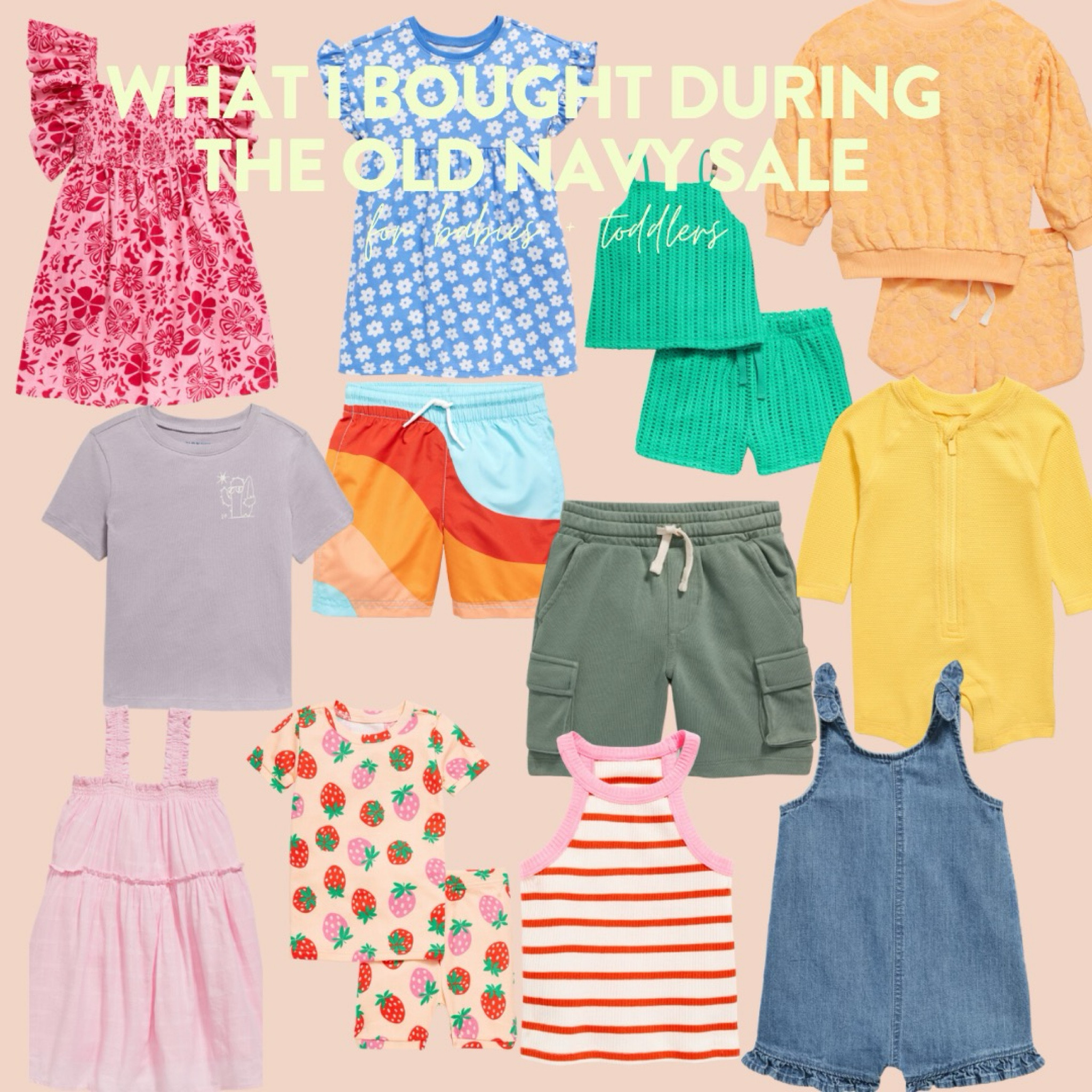 What I bought during the Old Navy sale for babies & toddlers #oldnavysale 

#LTKBaby #LTKFamily #LTKSaleAlert