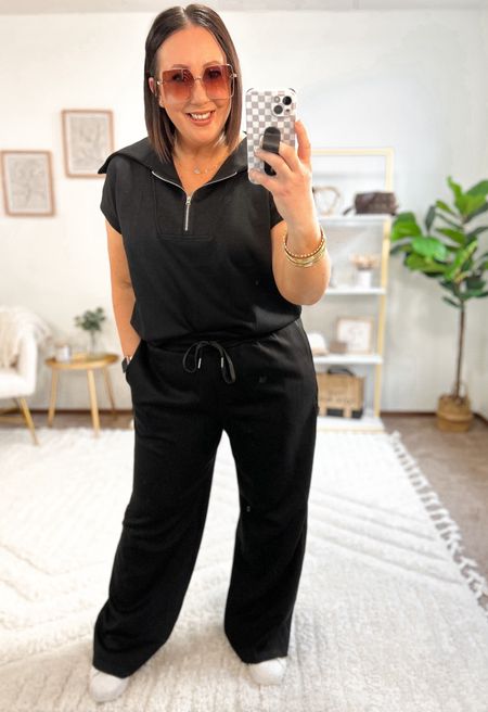 Spanx 2 piece set vibes but from Amazon!  Made of the softest and most comfy material. You will want to live in this thing!  

XL in mine for a nice oversized fit. Comes in lots of colors. 

Sneakers run tts  

#LTKfindsunder50 #LTKSeasonal #LTKmidsize