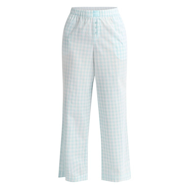 Joyspun Women's and Women’s Plus Cotton Poplin Sleep Pants, Sizes XS to 3X - Walmart.com | Walmart (US)