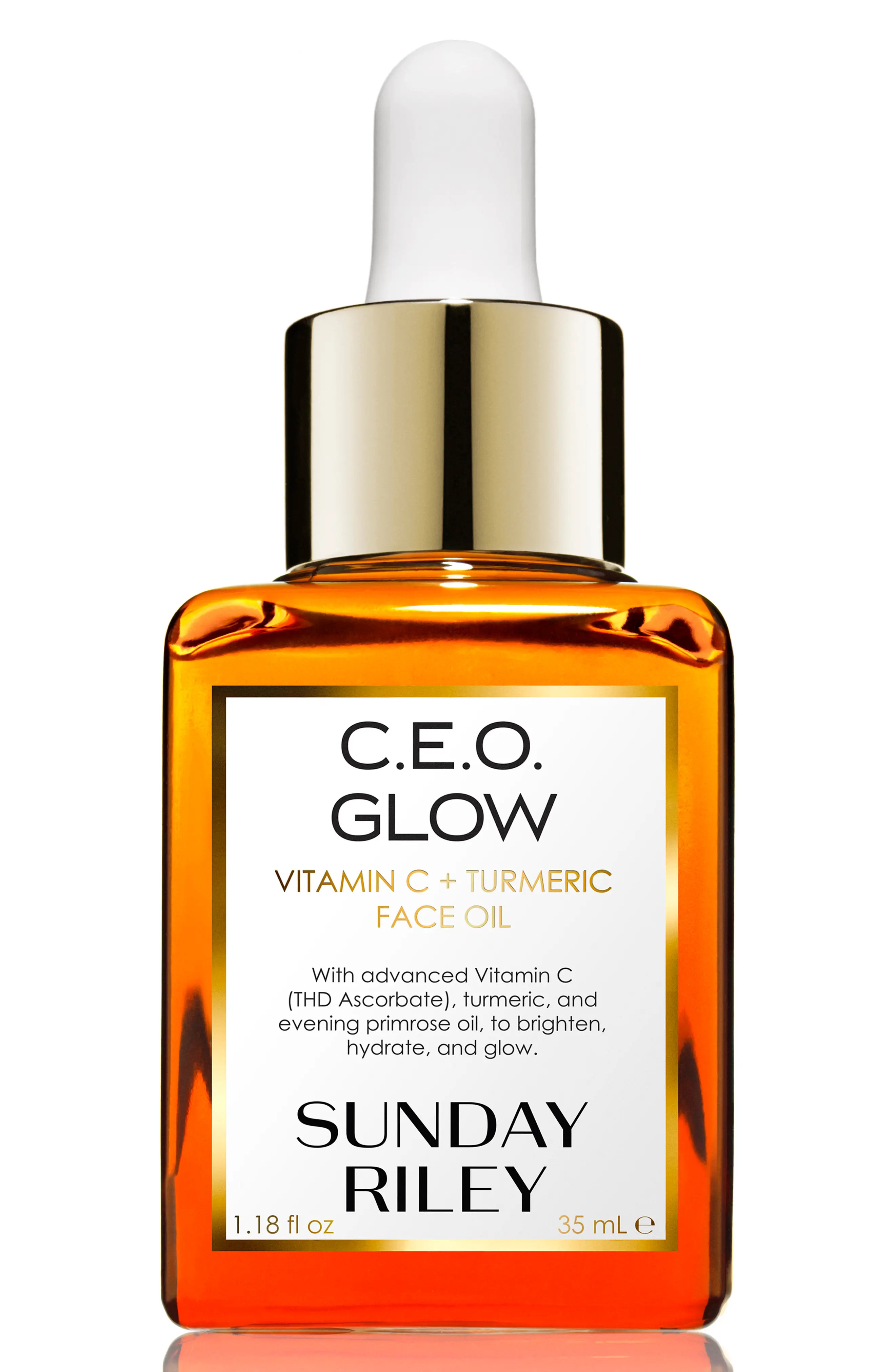 Sunday Riley C.E.O. Glow Vitamin C + Turmeric Face Oil, Size 0.5 Oz at Nordstrom | Nordstrom