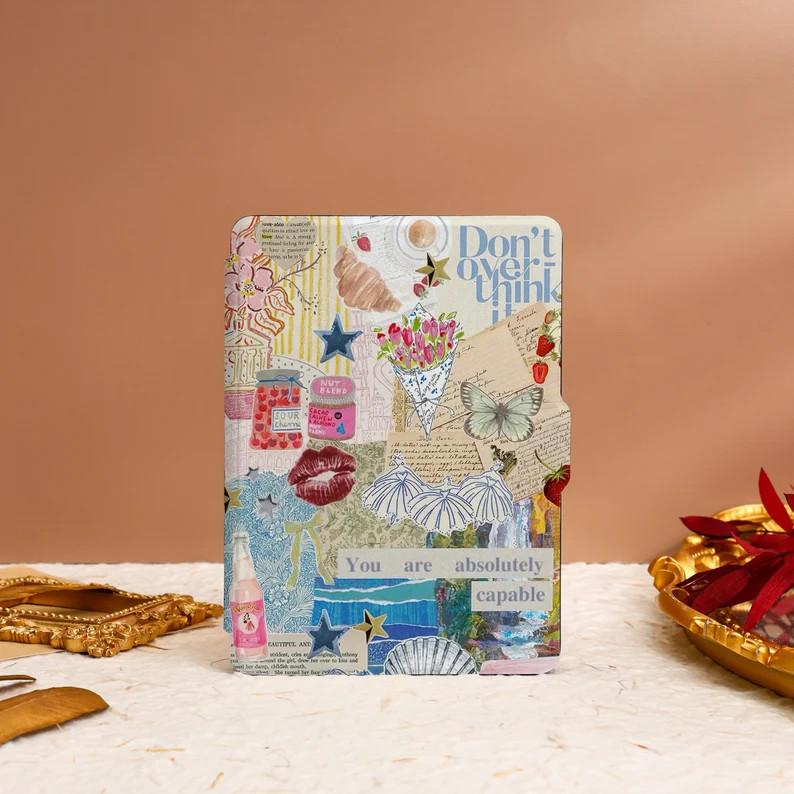 Don't Over Think Kindle Case Custom Cover for Paperwhite 1/2/3/4 Kindle Paperwhite 6.8 Case Kindl... | Etsy (US)