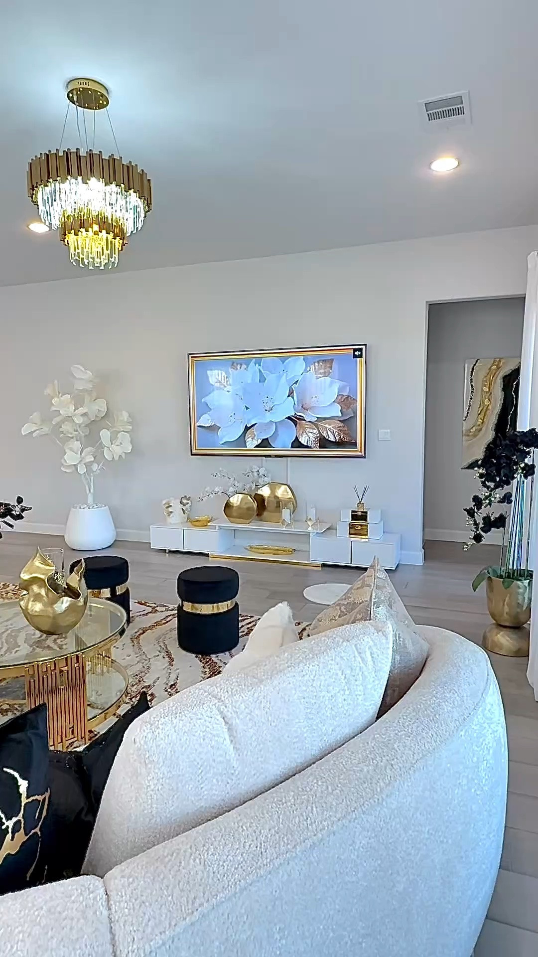 This is my vision of luxurious glam ✨ 
If you love bold, sophisticated design, you’re in the perfect place. 

DISCOUNT CODES:

KK5 - 5% off Z GALLERIE 
Kikis10 -  10% off POP MAISON
HM199 -  14% off HOMARY

#LTKHome