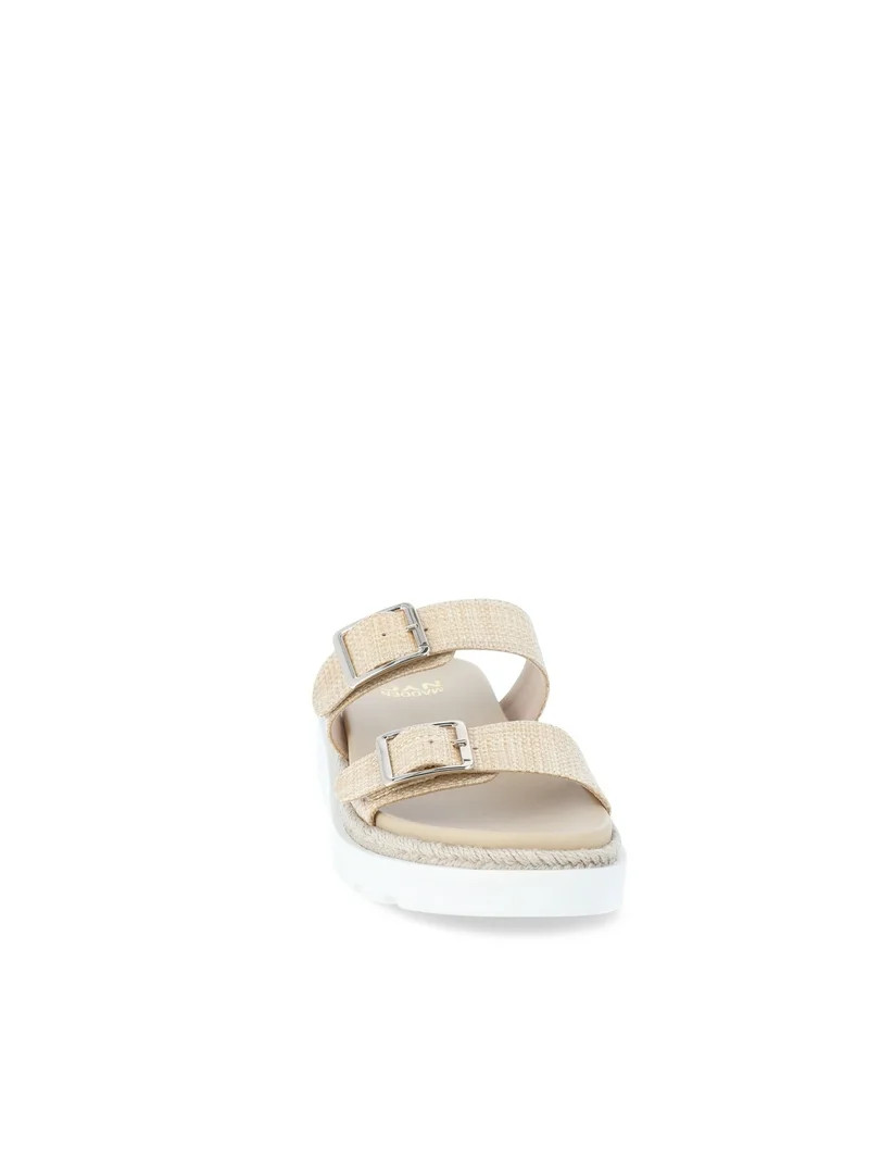 Madden NYC Women’s Flatform Two Strap Sandals | Walmart (US)