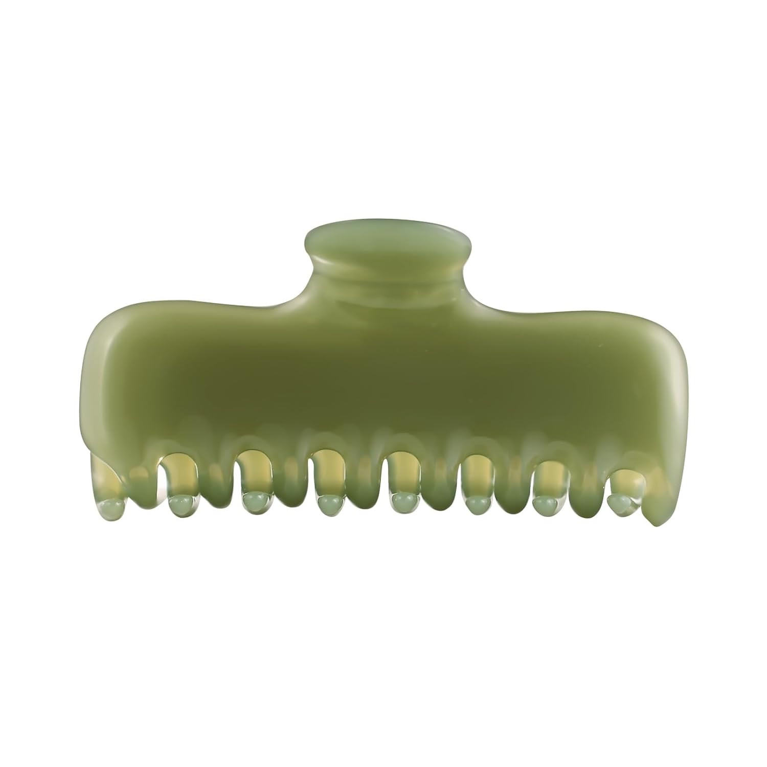 Large Hair Claw Clips for Women,3.8’’ Acetate Olive Green Hair Clip | Amazon (US)