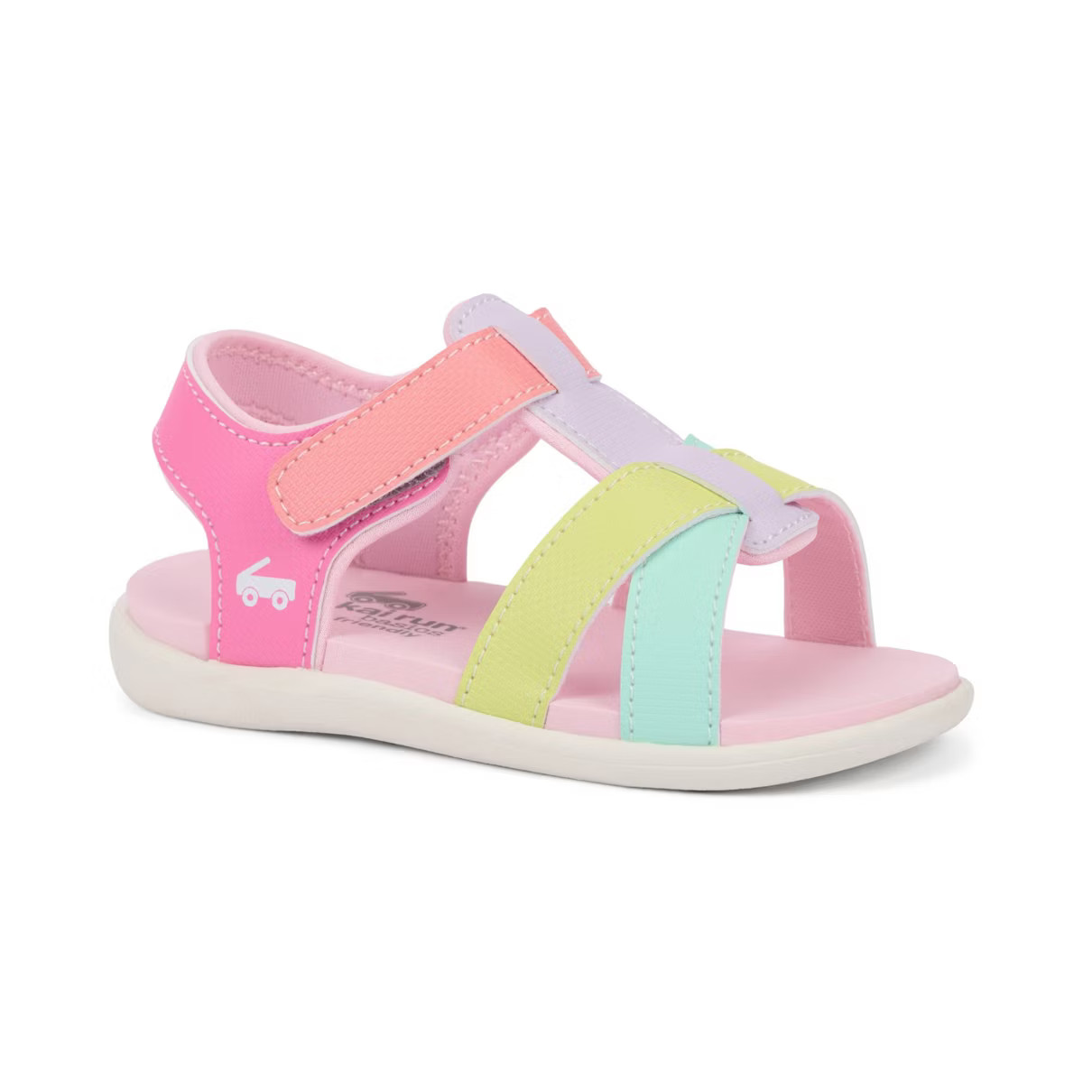 See Kai Run Basics Toddler Shayna Sandals - Silver 5T: Machine Washable, Cushioned Footbed, Open ... | Target