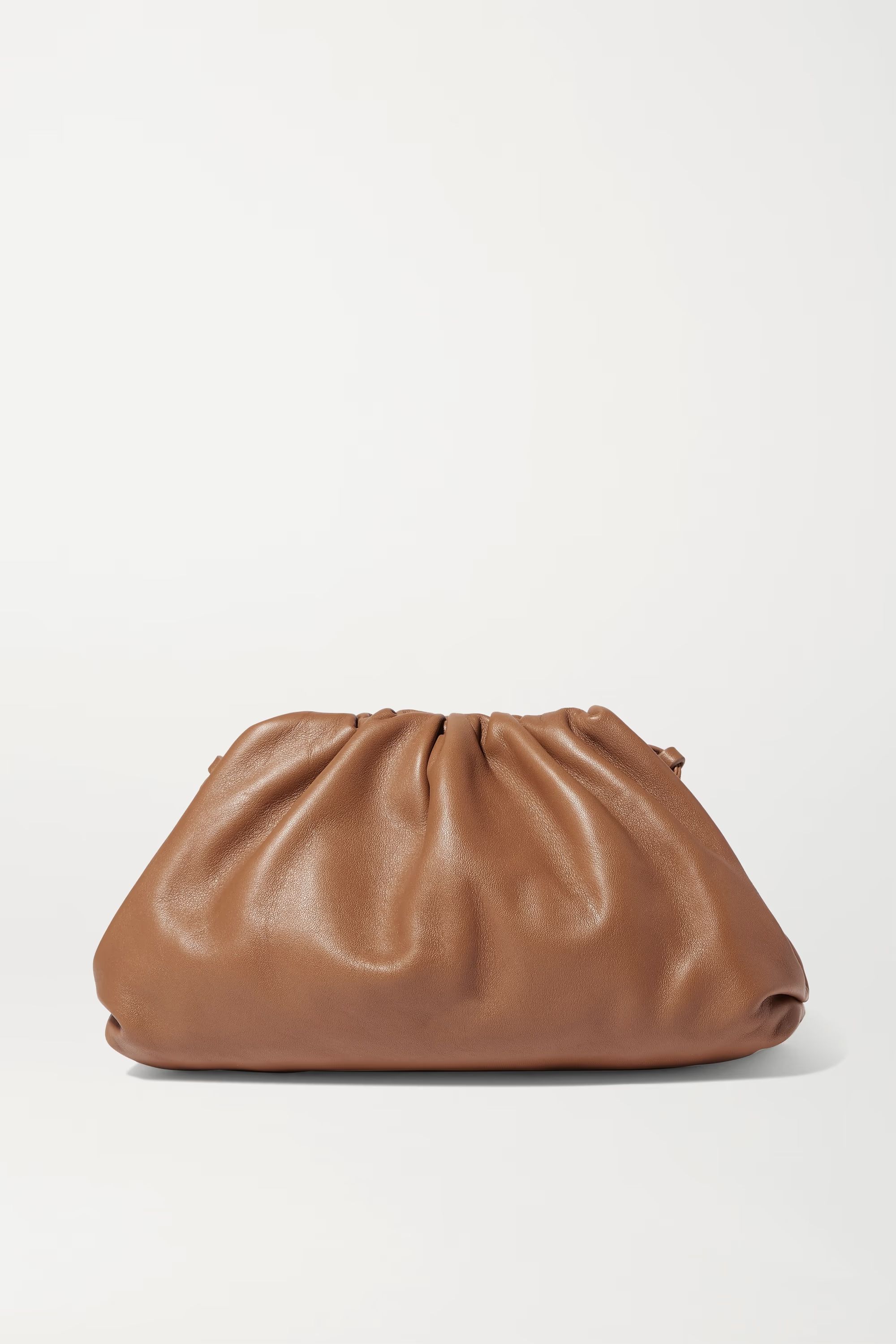 The Pouch small gathered leather clutch | NET-A-PORTER (US)
