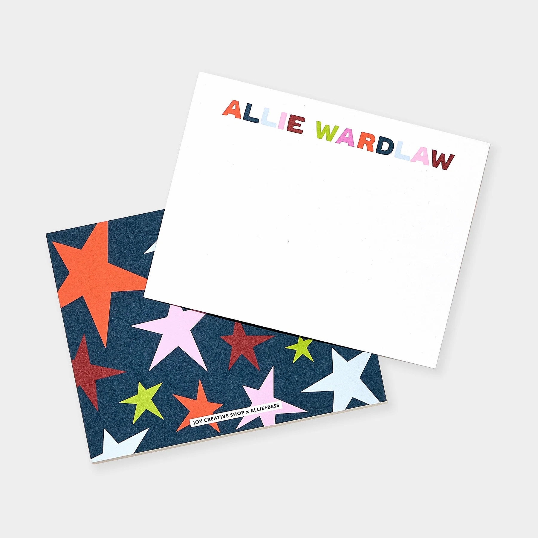 JCS x Allie+Bess Personalized Stationery | Joy Creative Shop