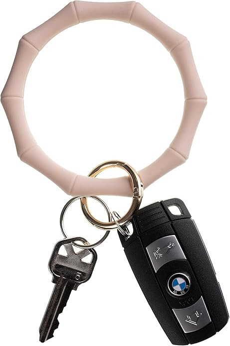 Hadley Mae Designs Key Ring Bracelet Keychain Wristlet Keychain Bangle Key Ring | Amazon (US)