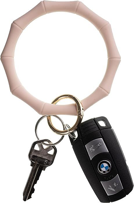 Hadley Mae Designs Key Ring Bracelet Keychain Wristlet Keychain Bangle Key Ring | Amazon (US)