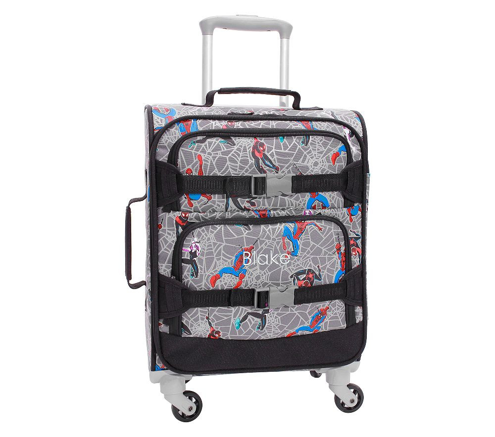 Mackenzie Marvel's Spider-Man Heroes Glow-in-the-Dark Ultimate Luggage | Pottery Barn Kids