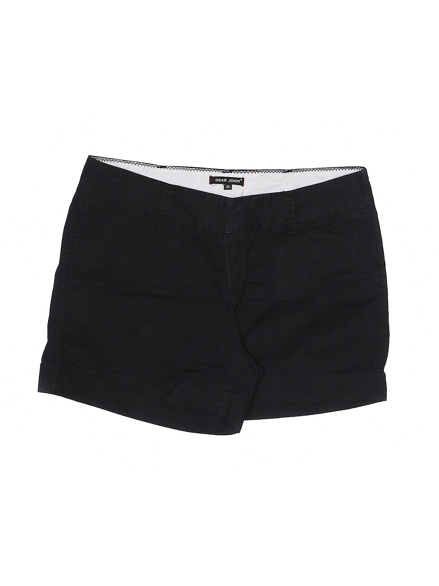 Dear John Khaki Shorts Size 6: Black Women's Bottoms - 45270519 | thredUP