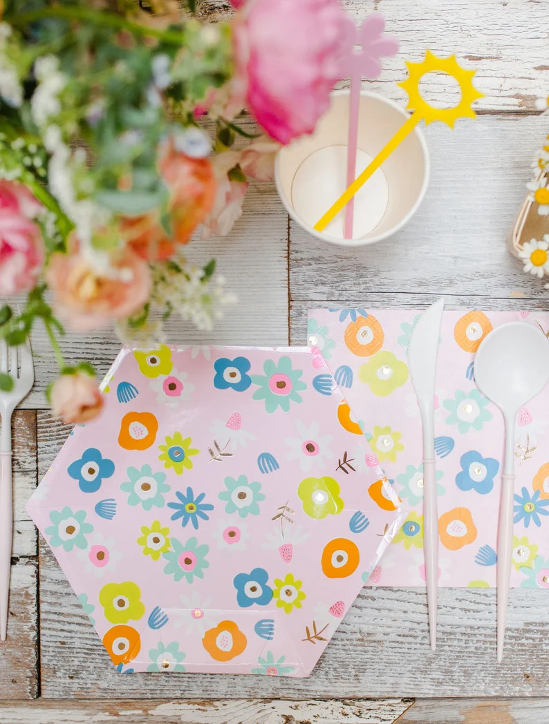 Set of Flower and Sun Stir Sticks | Girl Party | Sunshine Party | Drink Stirrers | Swizzle Sticks... | Etsy (US)