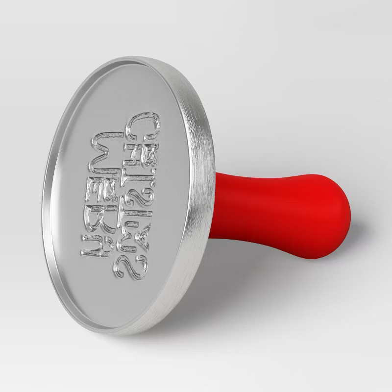 Holiday Cooking Stamp Merry Christmas Pie Mold Red - Wondershop™ | Target